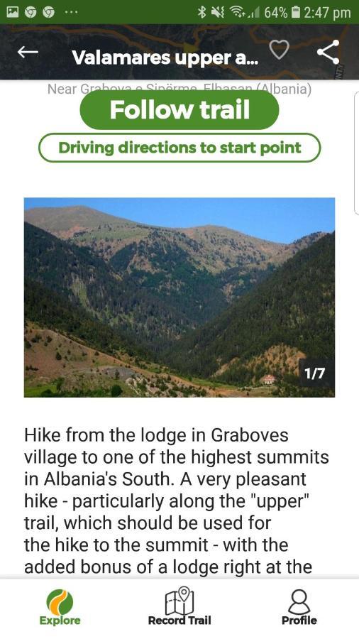 Hotel Grabova Grabove e Siperme Exteriér fotografie